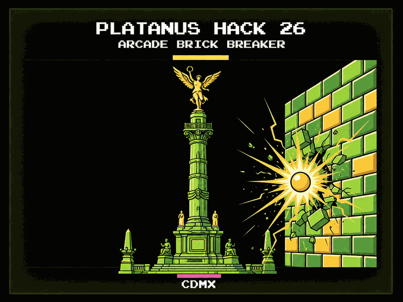 Platanus Hack: CDMX Brick Breaker