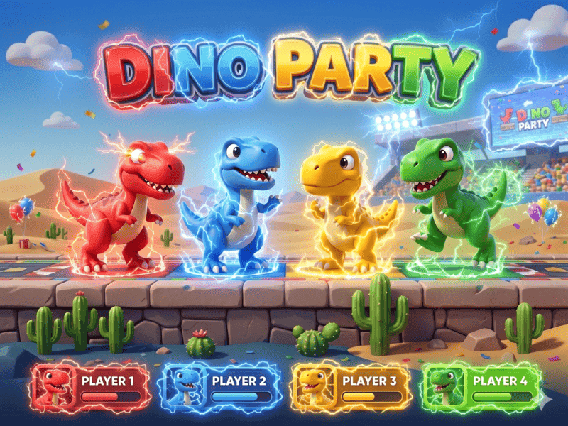 Chrome Dino Party